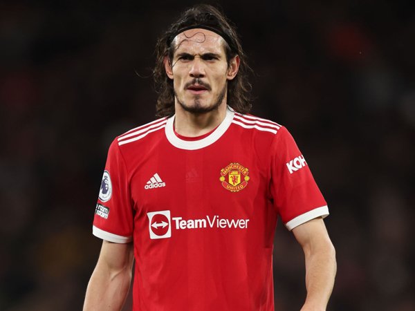 Penyerang Manchester United, Edinson Cavani.