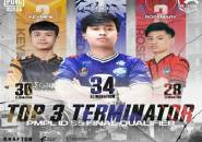 Daftar Top 3 Terminator Grand Final Qualifier PMPL ID Season 5