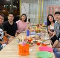 Momen Goh/Shevon Makan Malam Bersama Candra Wijaya & Greysia Polii