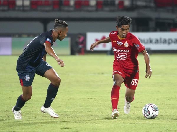 Pemain muda Persija Jakarta, Rangga Widiansyah disebut Riko tampil baik kontra Arema FC