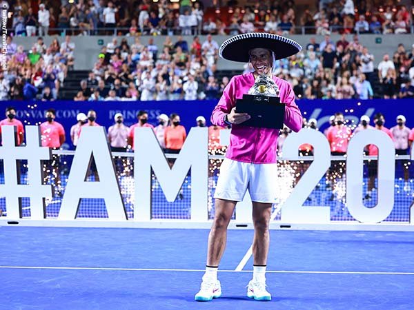 Juarai Mexican Open, Rafael Nadal belum terpatahkan pada musim 2022
