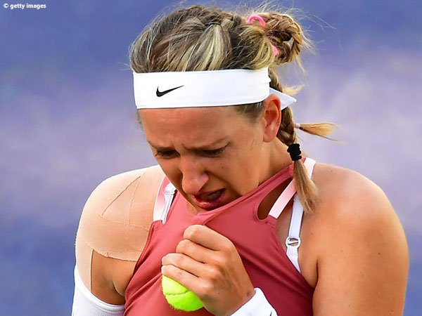 Pesan menyentuh Victoria Azarenka usai berlinang air mata di Indian Wells musim 2022