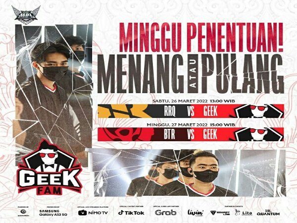 Jadwal Week 6 MPL ID Season 9: Pekan Penentuan Bagi Geek Fam ID