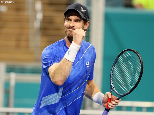 Andy Murray pulangkan Federico Delbonis dari Miami Open 2022