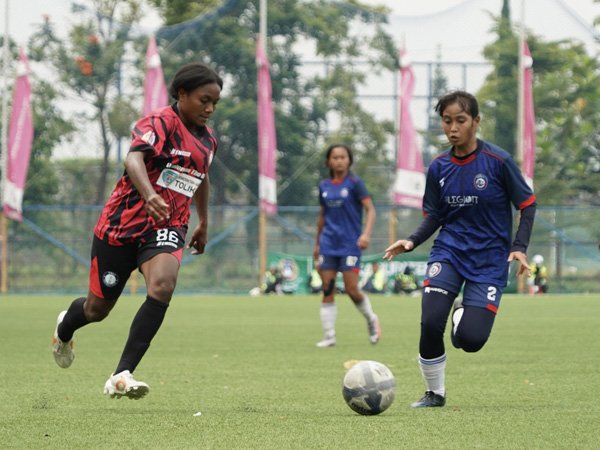 Tim Papua saat menghadapi Jawa Timur di semifinal