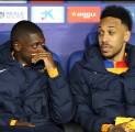 Pierre-Emerick Aubameyang Desak Barcelona Perbarui Kontrak Ousmane Dembele