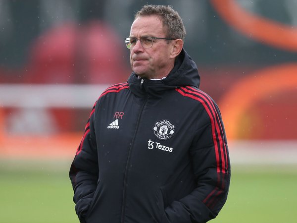 Manajer interim Manchester United, Ralf Rangnick.