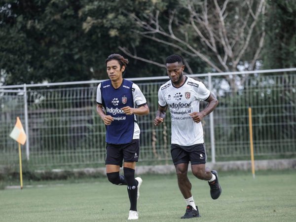 Privat Mbarga dan Fadil Sausu ikut latihan bersama Bali United