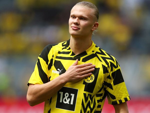 Penyerang Borussia Dortmund, Erling Haaland.