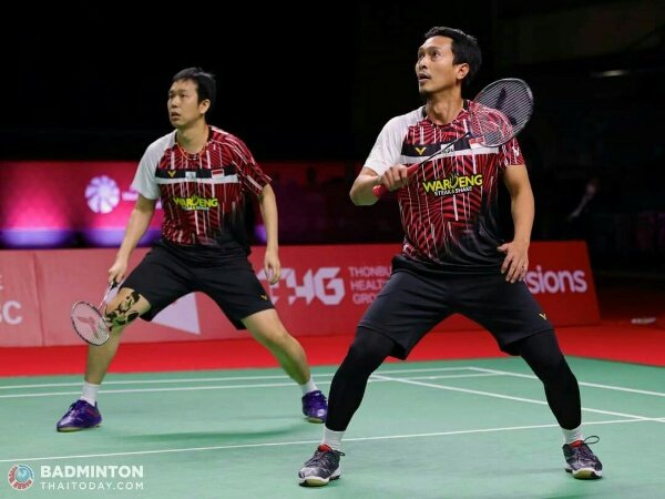 Ahsan/Hendra Lolos 16 Besar Indonesia Masters 2022