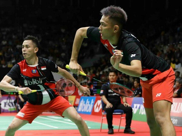 Kalahkan PraYer, Fajar/Rian ke Perempat Final Indonesia Masters 2022