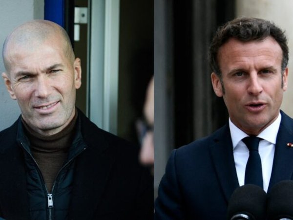 Emmanuel Macron ingin Zinedine Zidane melatih klub di Ligue 1