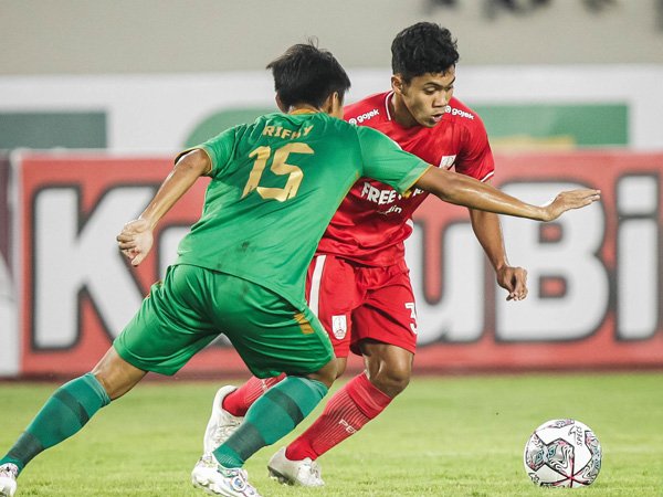 Laga Persis Solo kontra PSS Sleman di laga perdana Piala Presiden 2022