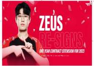 Zeus Resmi Perpanjang Kontrak Satu Tahun dengan T1