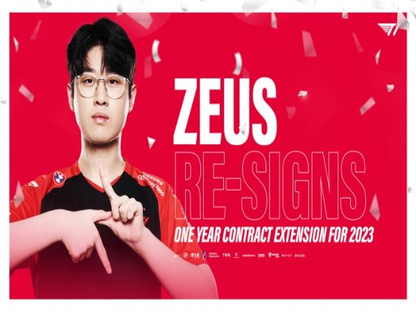 Zeus Resmi Perpanjang Kontrak Satu Tahun dengan T1