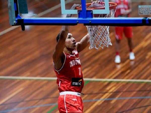 Bintang muda Timnas Basket Indonesia, Derrick Michael.
