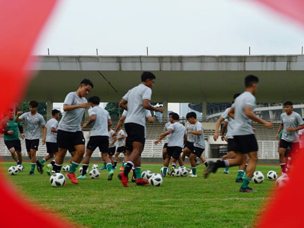 Latihan timnas Indonesia U-19