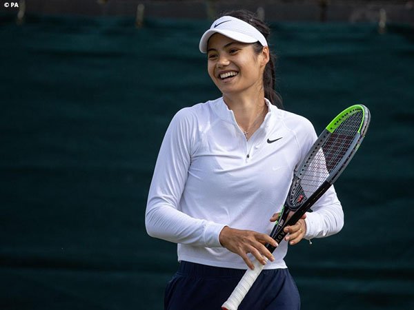 Bebas rasa sakit, Emma Raducanu optimis dengan peluang di Wimbledon 2022