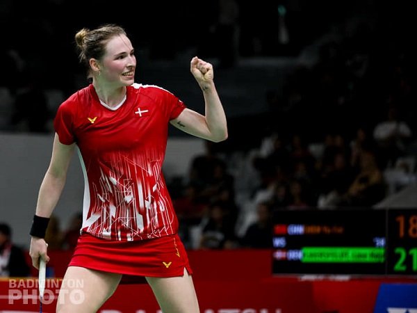 Kemenangan Pertama Line Kjaersfeldt Atas Carolina Marin Dalam 11 Pertemuan