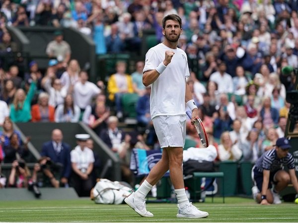Reaksi Cameron Norrie jejakkan kaki di babak 16 besar Wimbledon pertama