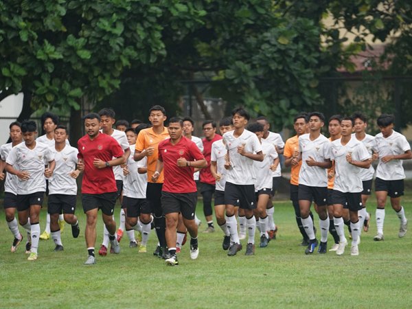 Latihan skuat timnas Indonesia U-16
