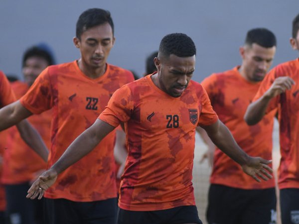 Persiapan Borneo FC untuk mengahadapi pertandingan pertama Liga 1 2022/2023 kontra Arema FC