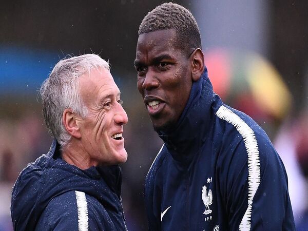Didier Deschamps yakin bahwa Paul Pogba bisa pulih dari cederanya dan membela Timnas Prancis di Piala Dunia 2022 bulan November besok / via AFP