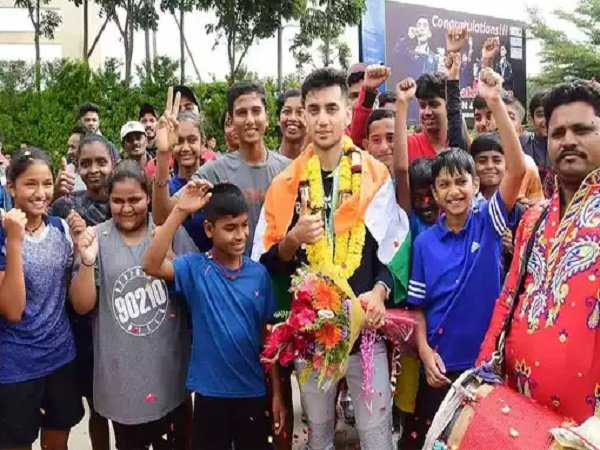 Sambutan Meriah Lakshya Sen Setelah Menangi Commonwealth Games