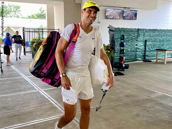 Rafael Nadal sumringah bisa kembali beraksi di Cincinnati