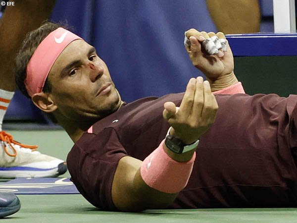 Rafael Nadal tidak pusingkan insiden berdarah di US Open 2022