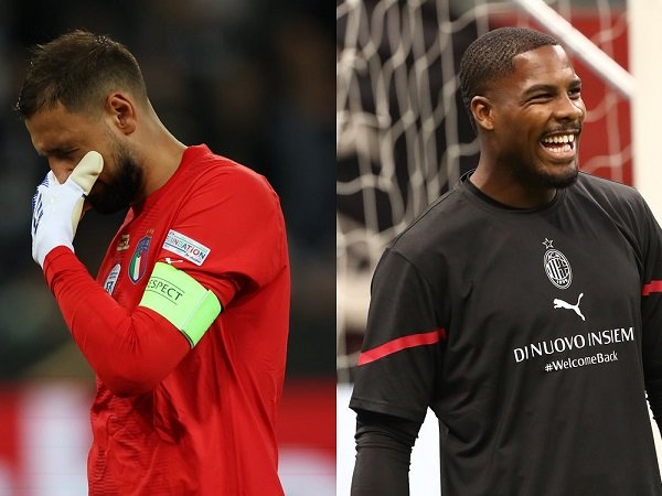 Gianluigi Donnarumma dan Mike Maignan