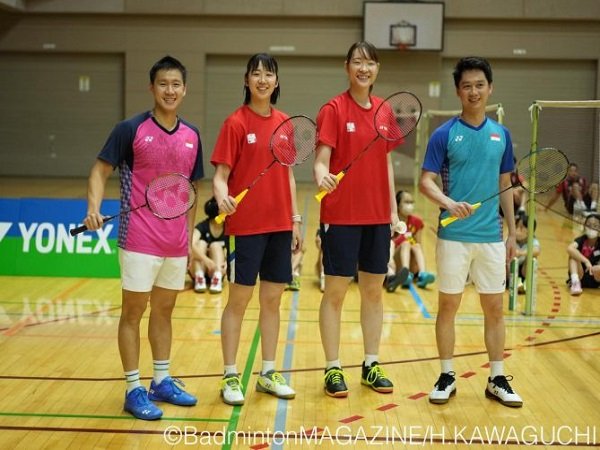 Axelsen, Intanon & Kevin/Marcus Latih Para Pemain Muda Jepang