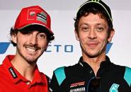 Francesco Bagnaia Berharap Rossi Lebih Sering Datang ke Sirkuit
