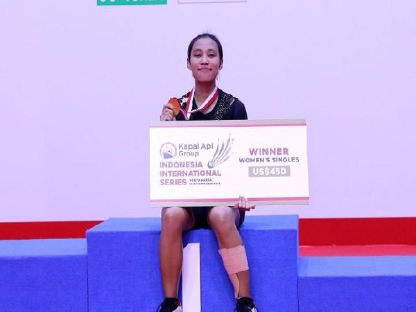 Mutiara Ayu Puspitasari Juara Indonesia International Series 2022