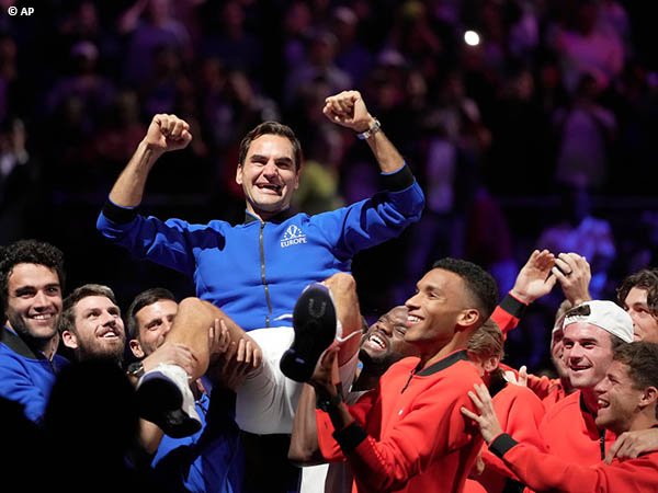 Ini ucapan selamat Roger Federer atas kemenangan Tim Dunia di Laver Cup
