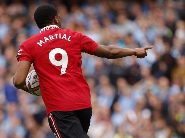 Penyerang Manchester United, Anthony Martial.