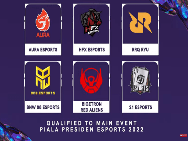 Berikut 6 Tim PUBGM yang Lolos ke Main Event Piala Presiden Esports 2022