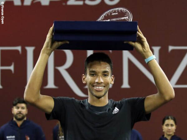 Felix Auger Aliassime defeats JJ Wolf in Florence