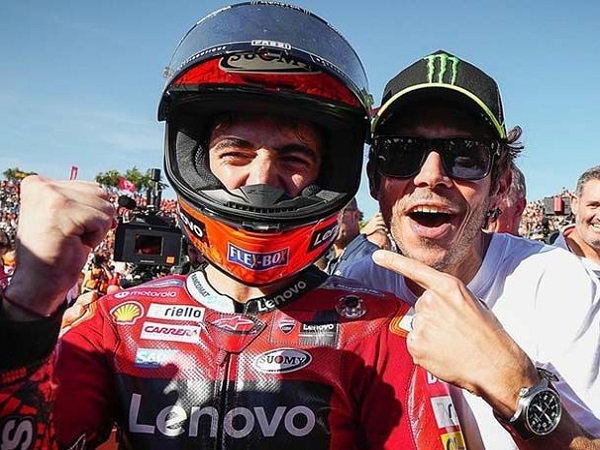 Francesco Bagnaia, Valentino Rossi