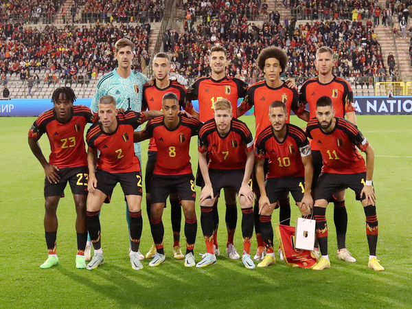 Pelatih Roberto Martinez resmi merilis 26 pemain Timnas Belgia yang akan berlaga di Piala Dunia 2022 / via Reuters