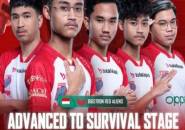 BTR RA Finis Ke-7 Babak League Grup Red PMGC 2022, Lolos ke Survival Stage