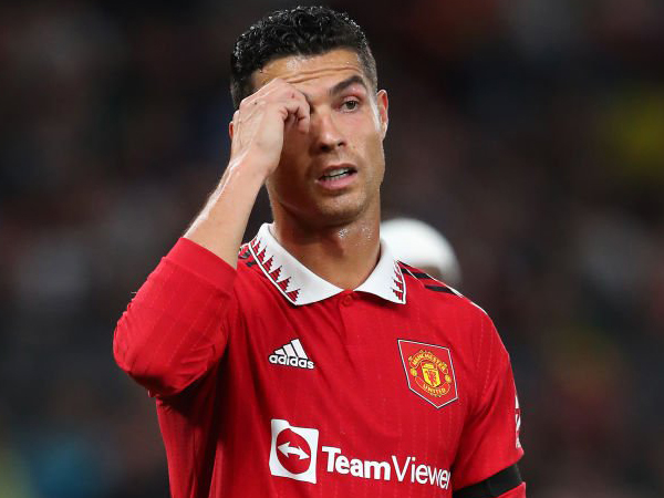 Penyerang Manchester United, Cristiano Ronaldo.