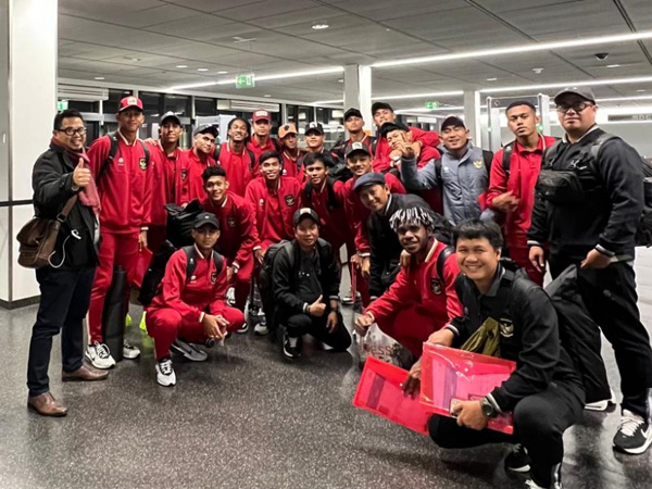 Timnas Indonesia U-20 tiba di Wina untuk menuju Spanyol