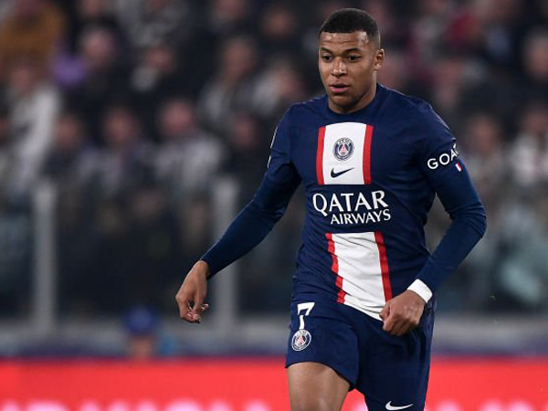 Penyerang Paris Saint-Germain, Kylian Mbappe.