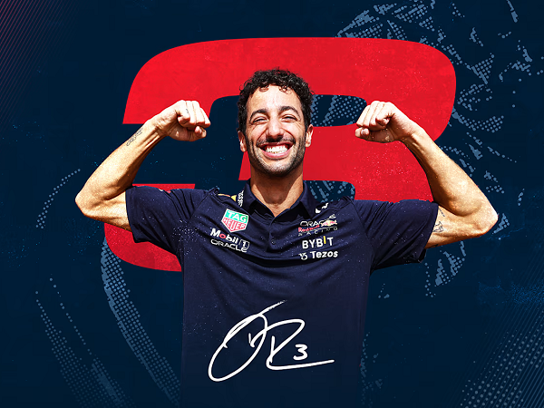 Daniel Ricciardo resmi ditunjuk jadi pebalap ketiga Red Bull Racing.