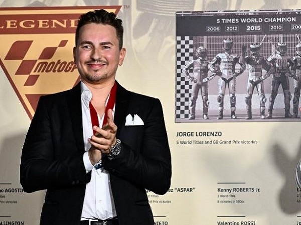 Jorge Lorenzo resmi mendapat gelar legenda MotoGP.