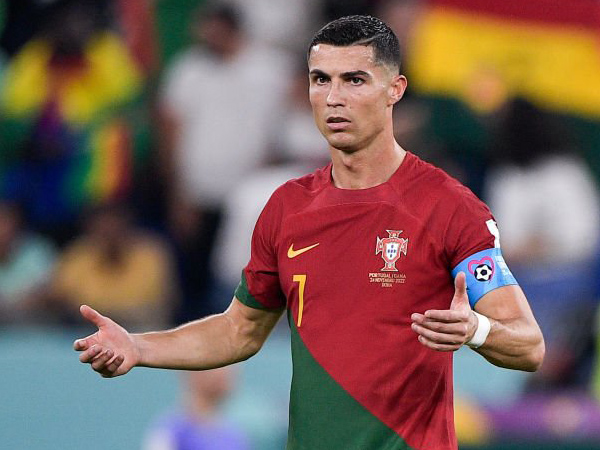Striker timnas Portugal, Cristiano Ronaldo.