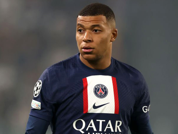 Penyerang Paris Saint-Germain, Kylian Mbappe.