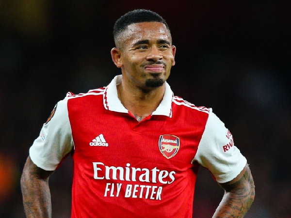 Striker Arsenal Gabriel Jesus diperkirakan akan absen sampai tiga bulan