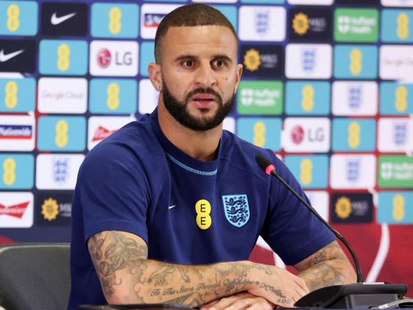 Bek sayap timnas Inggris, Kyle Walker.